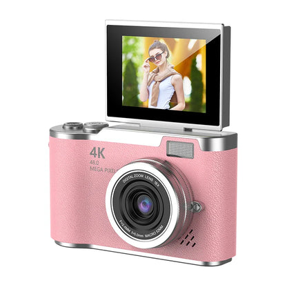 4K Digital Camera – 48MP, HD Rotating Screen, Autofocus & Beauty Mode