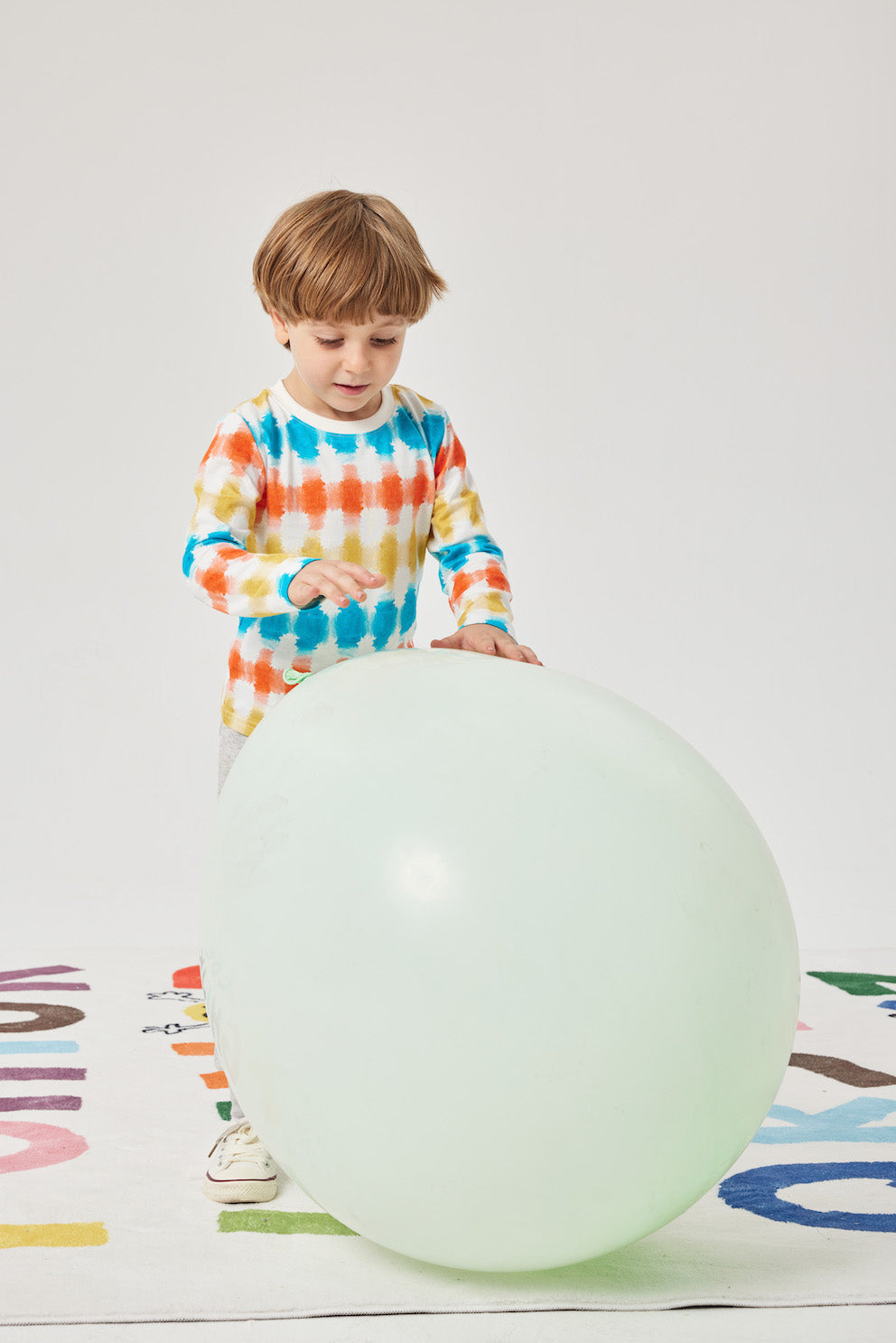 Colorburst Stripes Long Sleeve Tee
