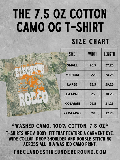Underground Original Design: Left My Heart in Kansas City Camo Boxy Cotton TShirt