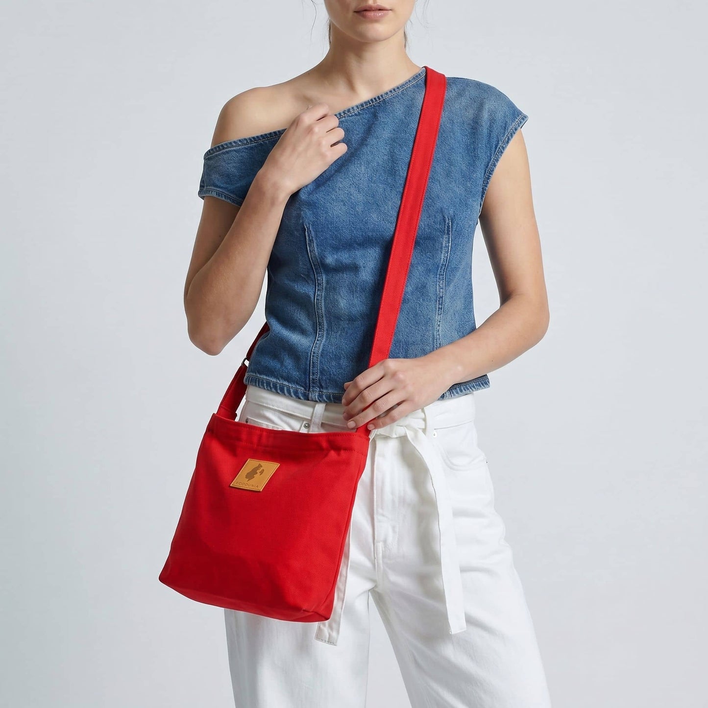 Canvas Mini Crossbody Bag for Men & Women | Amani