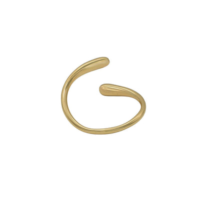 Bypass Wrap Teardrop Cuff Bracelet | Sana