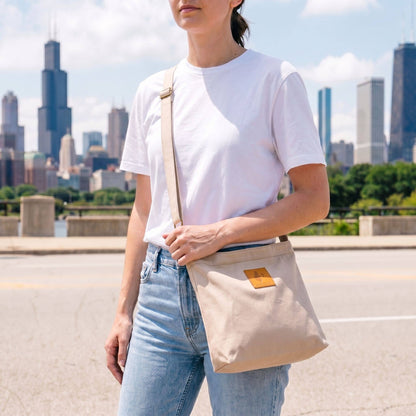 Canvas Mini Crossbody Bag for Men & Women | Amani