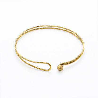 Sphere Ball Brass Choker Necklace for Women | Sola