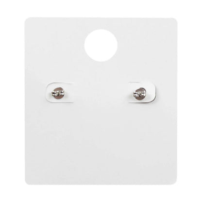 Sourpuss Earrings | Horseshoe Studs Black Gunmetal | Rockabilly Lucky Charm Jewelry