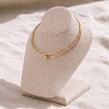Sphere Ball Brass Choker Necklace for Women | Sola