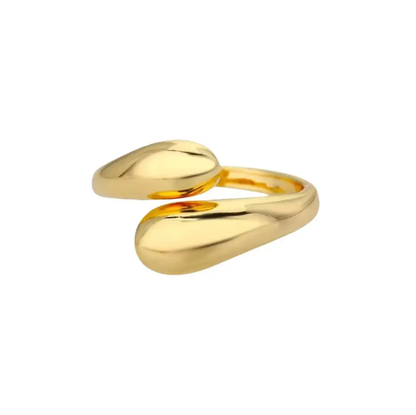 Millennium Ring in Gold – 18K Gold Plated Sterling Silver Statement Ring