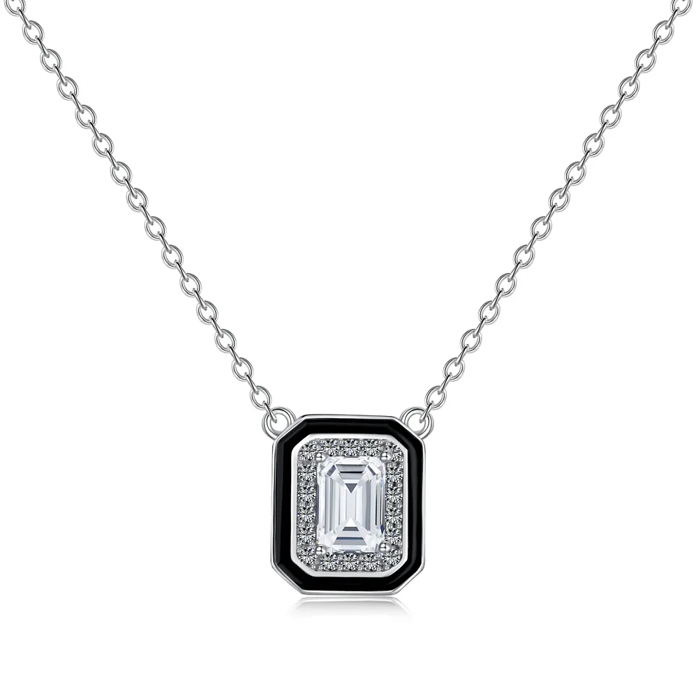 Maze Silver Chain Necklace – Statement Layered Necklace