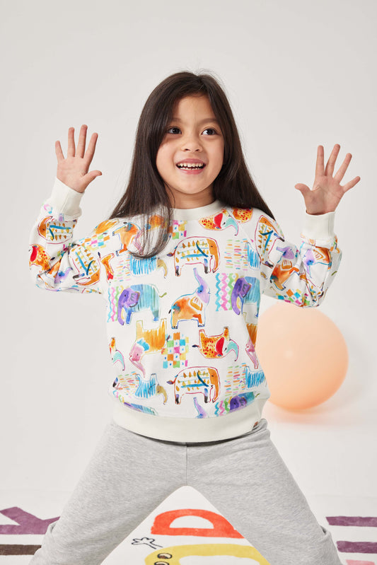 Watercolor Elephant Sweatshirt