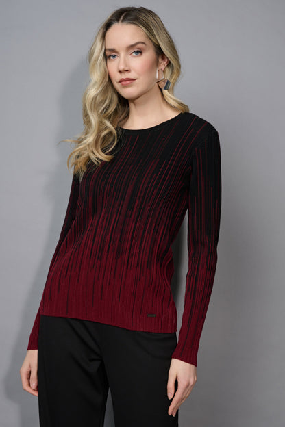 Textured Linear Top