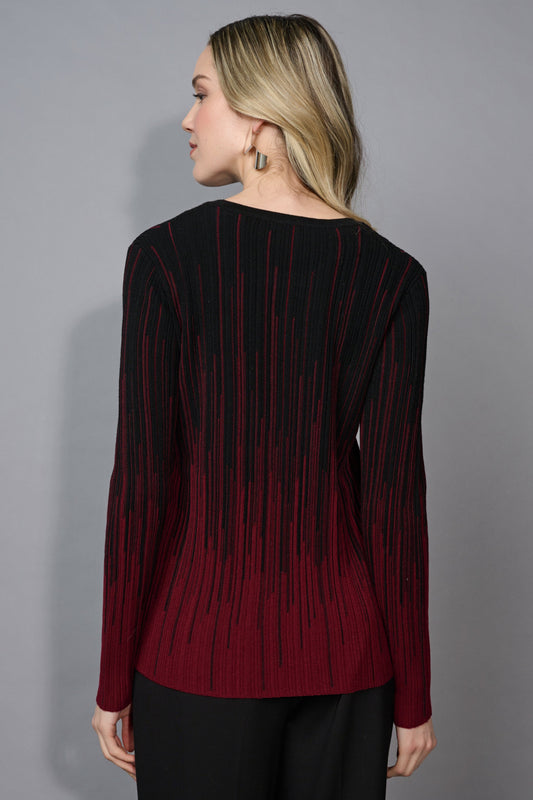 Textured Linear Top