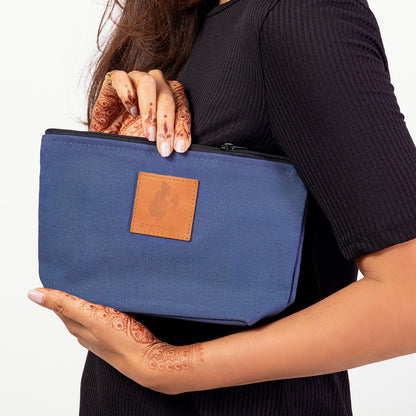Ren Canvas Makeup Bag – Fair Trade Cosmetic & Toiletry Pouch