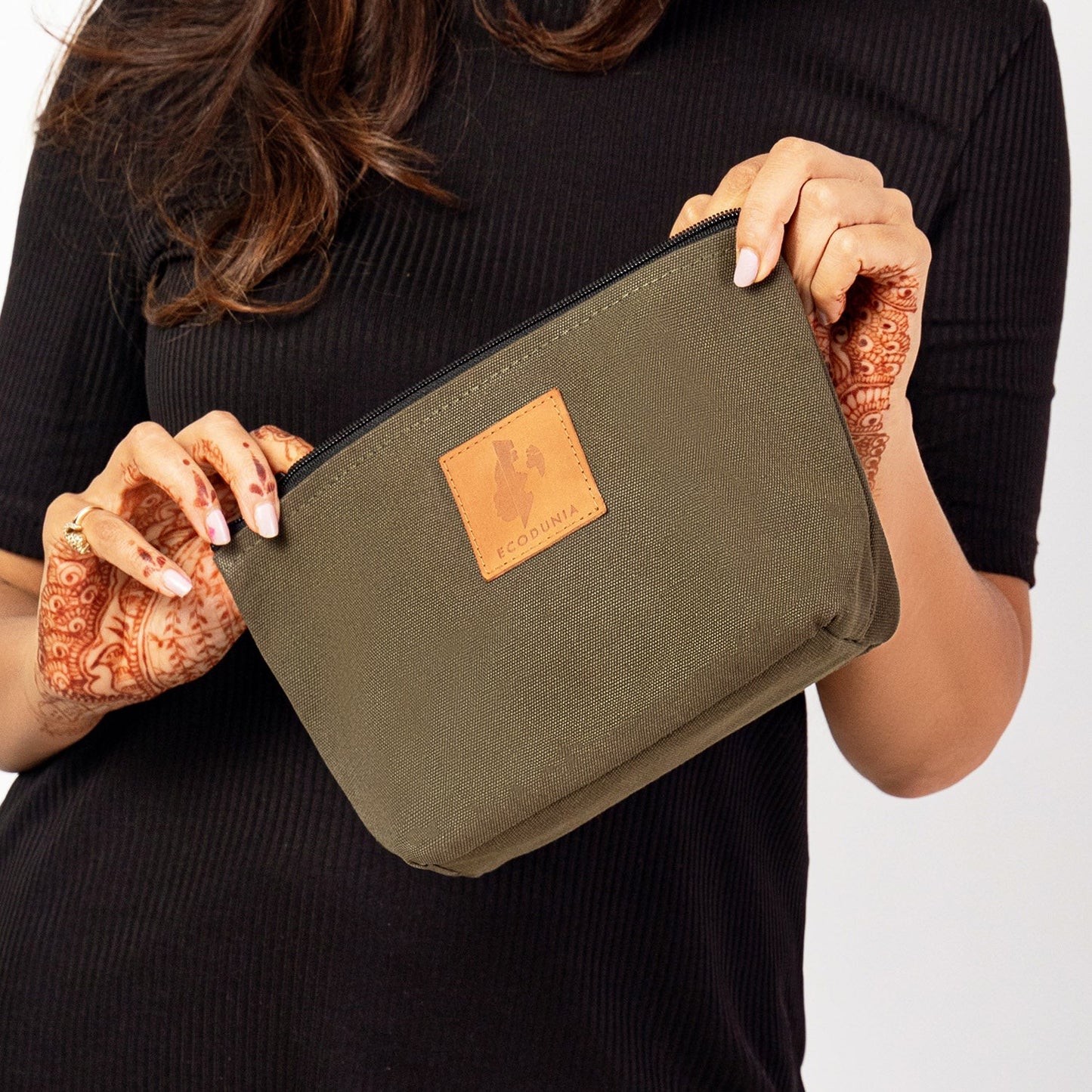 Ren Canvas Makeup Bag – Fair Trade Cosmetic & Toiletry Pouch