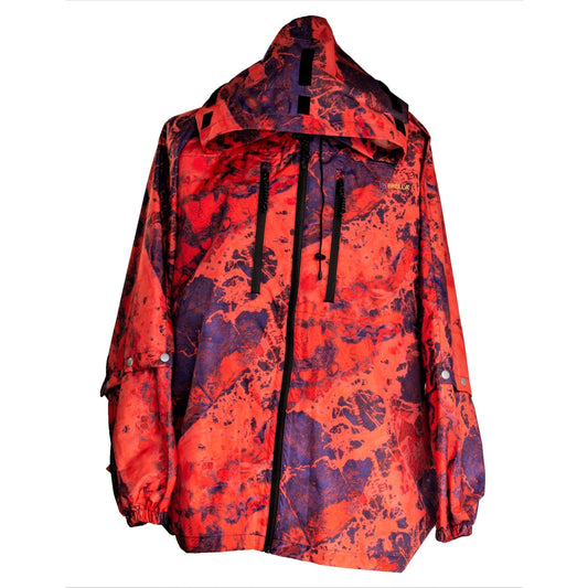 Brella Red Blue Unisex Rain Jacket