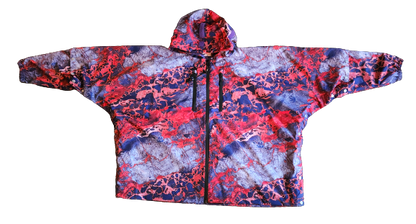 Brella Red, White and Blue Unisex Rain Jacket