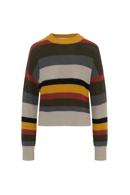 Cropped Drop Shoulder Sweater