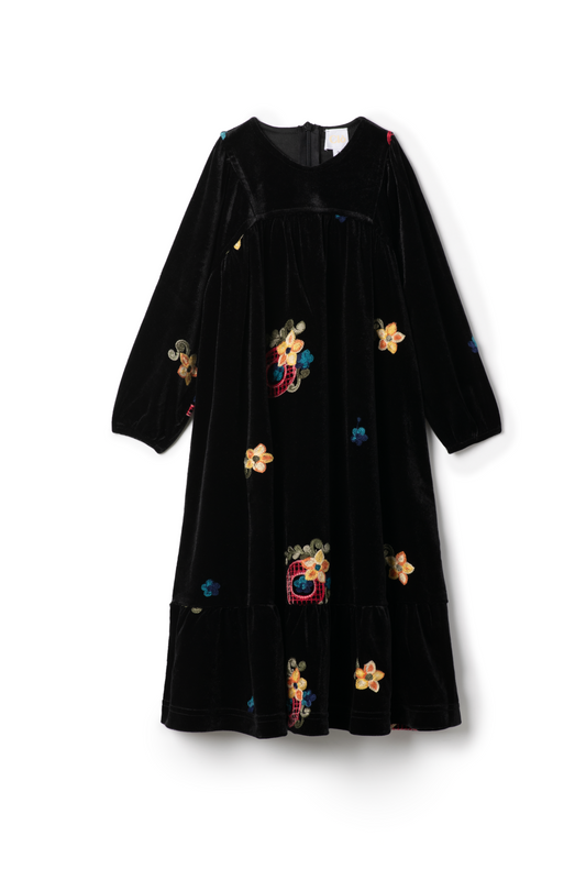 Velour Maxi Robe