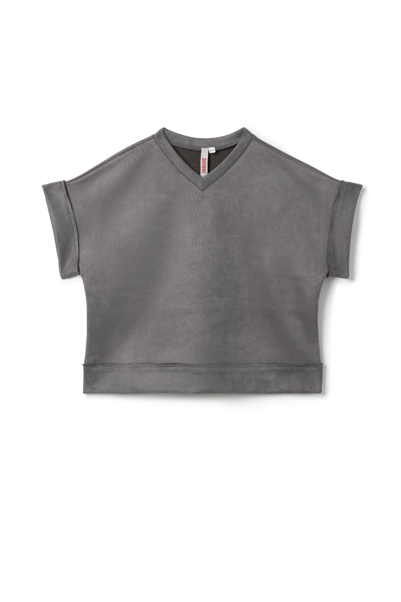 Suede Crop Top Vest