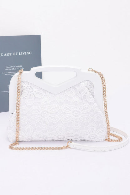 Crochet Wood Frame Clutch