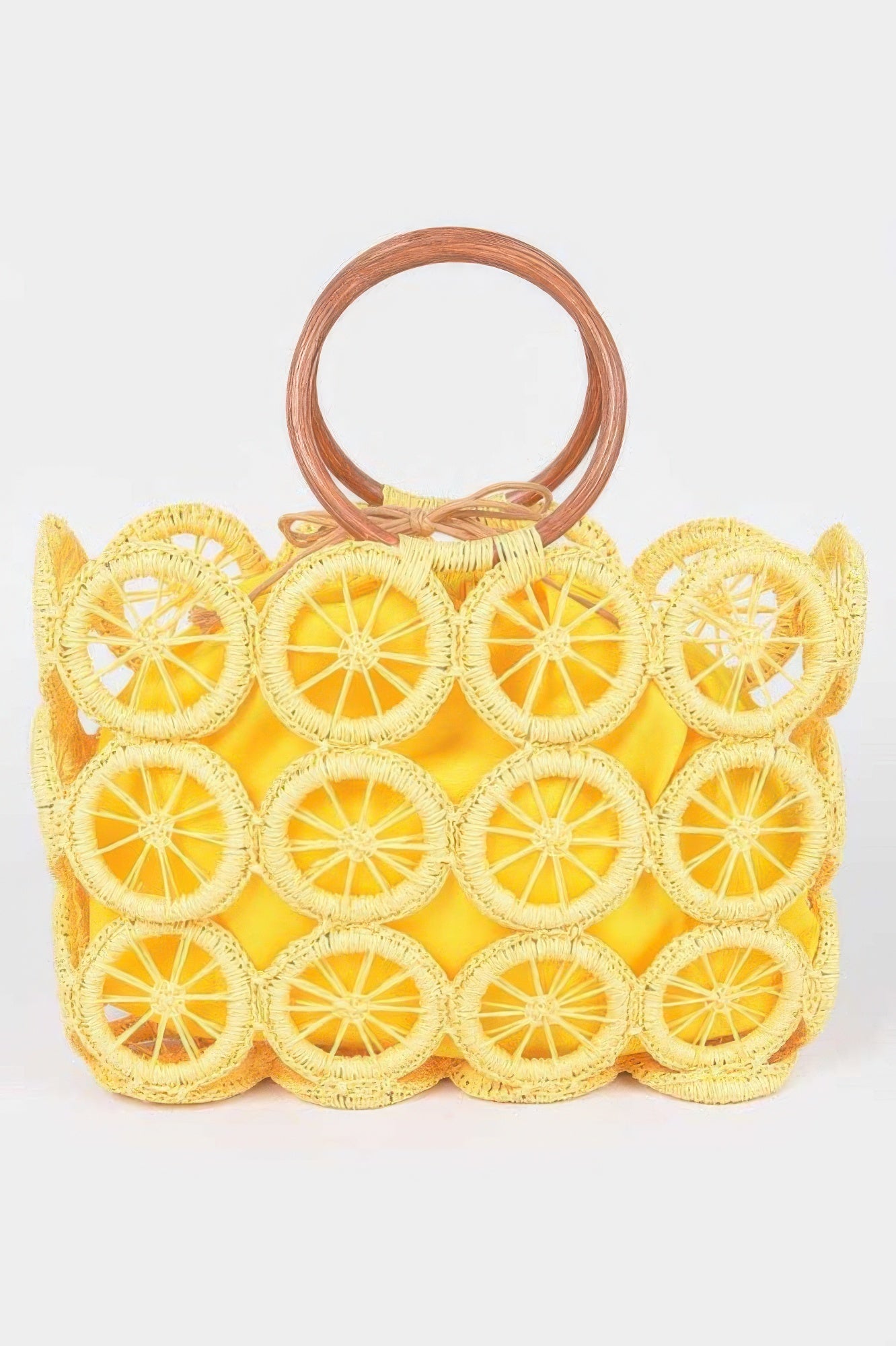 Monotone Crochet Handbag
