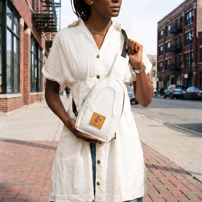 Small Vegan Leather Crossbody Sling Bag | Buru