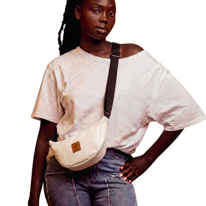 Round Mini Vegan Leather Crossbody Shoulder Bag