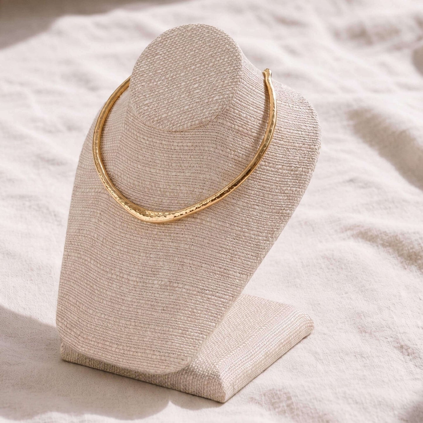 Wide Neck Cuff Brass Choker Necklac | Msala
