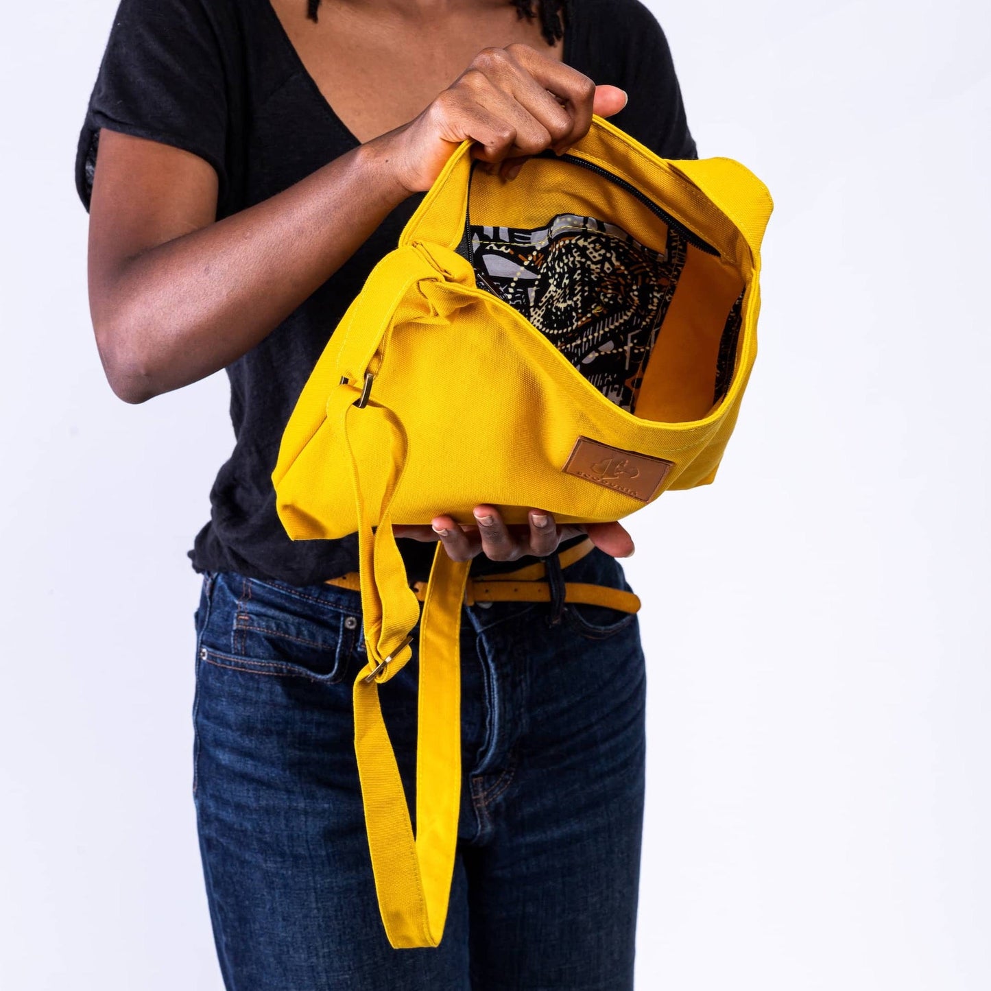 Canvas Mini Crossbody Bag for Men & Women | Amani