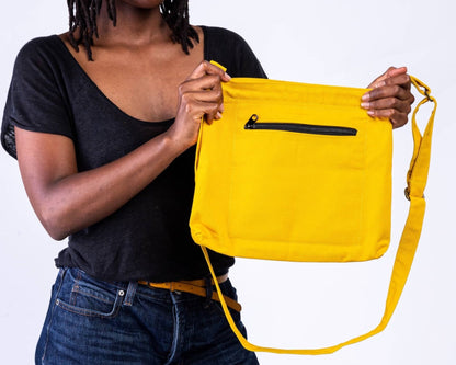 Canvas Mini Crossbody Bag for Men & Women | Amani