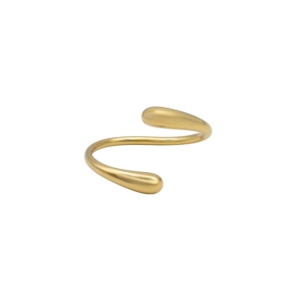 Bypass Wrap Teardrop Cuff Bracelet | Sana