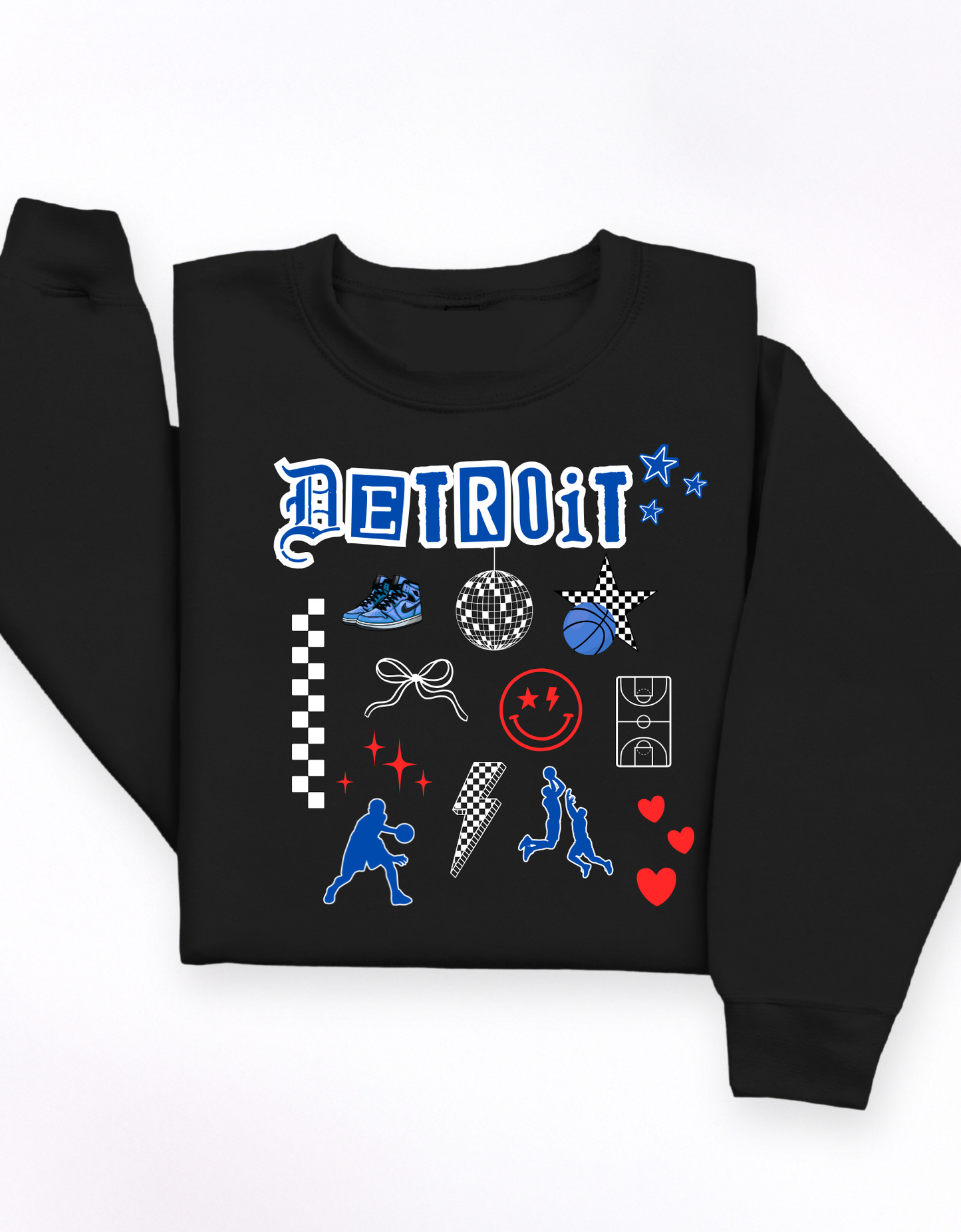 Detroit Basketball Collage Shirt