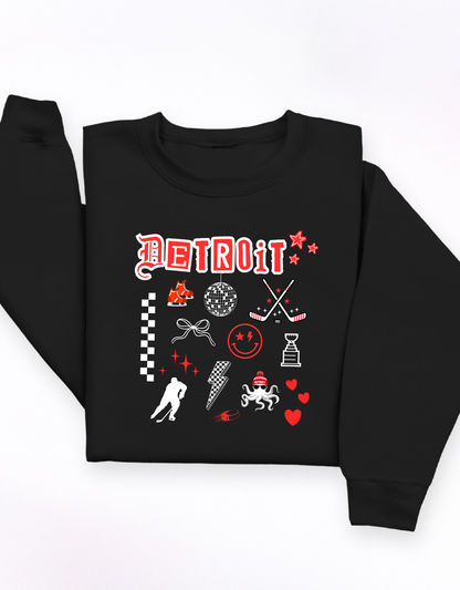 Detroit Hockey Collage Shirt