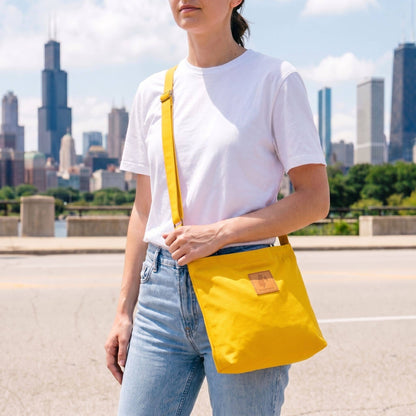 Canvas Mini Crossbody Bag for Men & Women | Amani