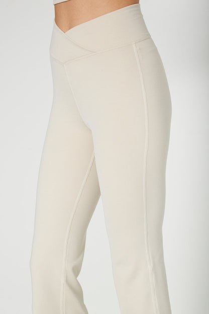 Cross Front Flare Leggings Made in USA