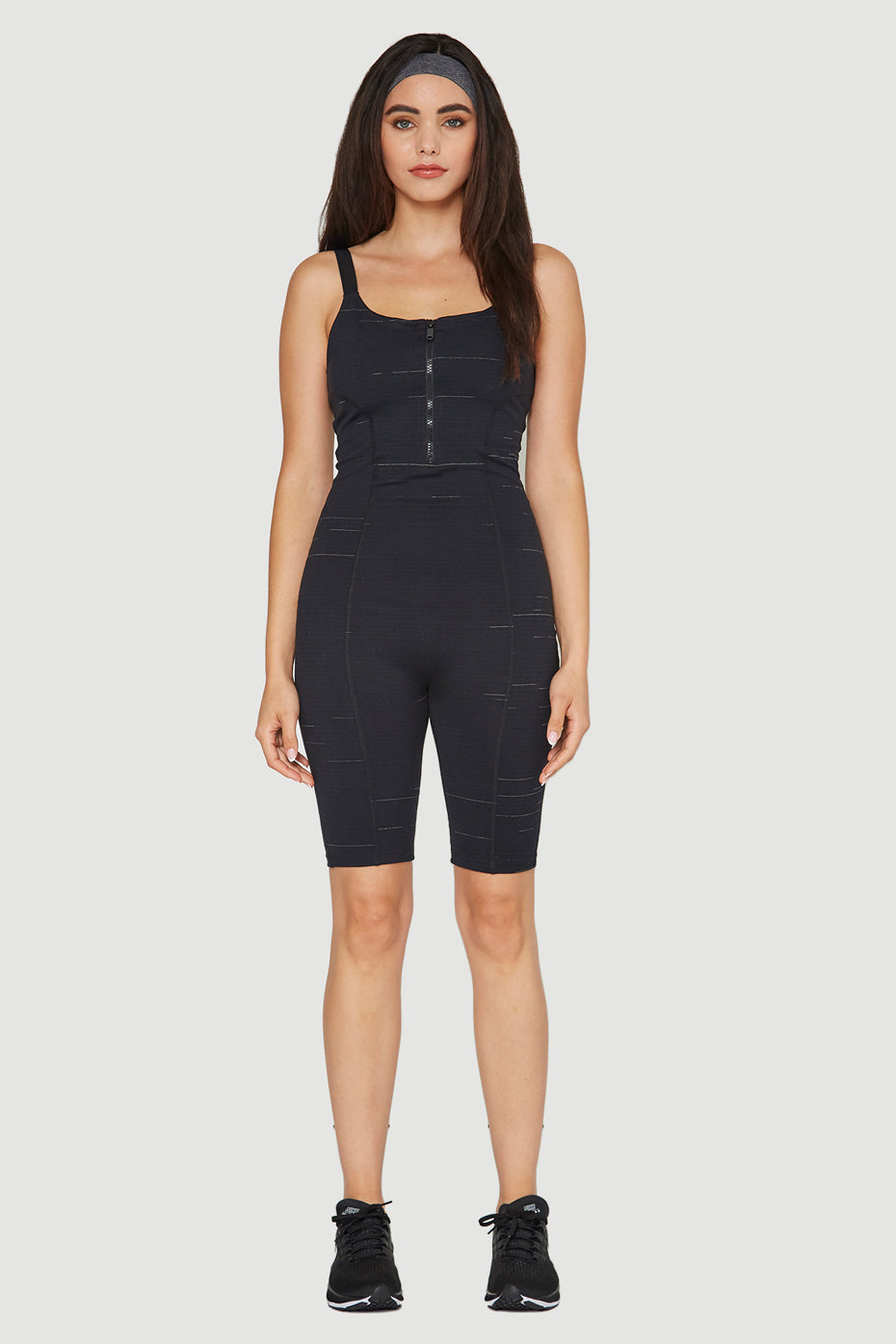 Front Zip Romper Made in USA