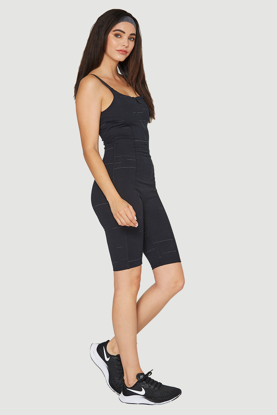 Front Zip Romper Made in USA