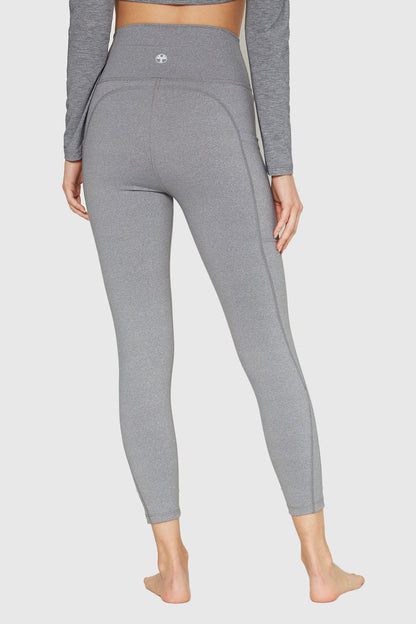 Stretch Heather Pocket Legging Made in USA