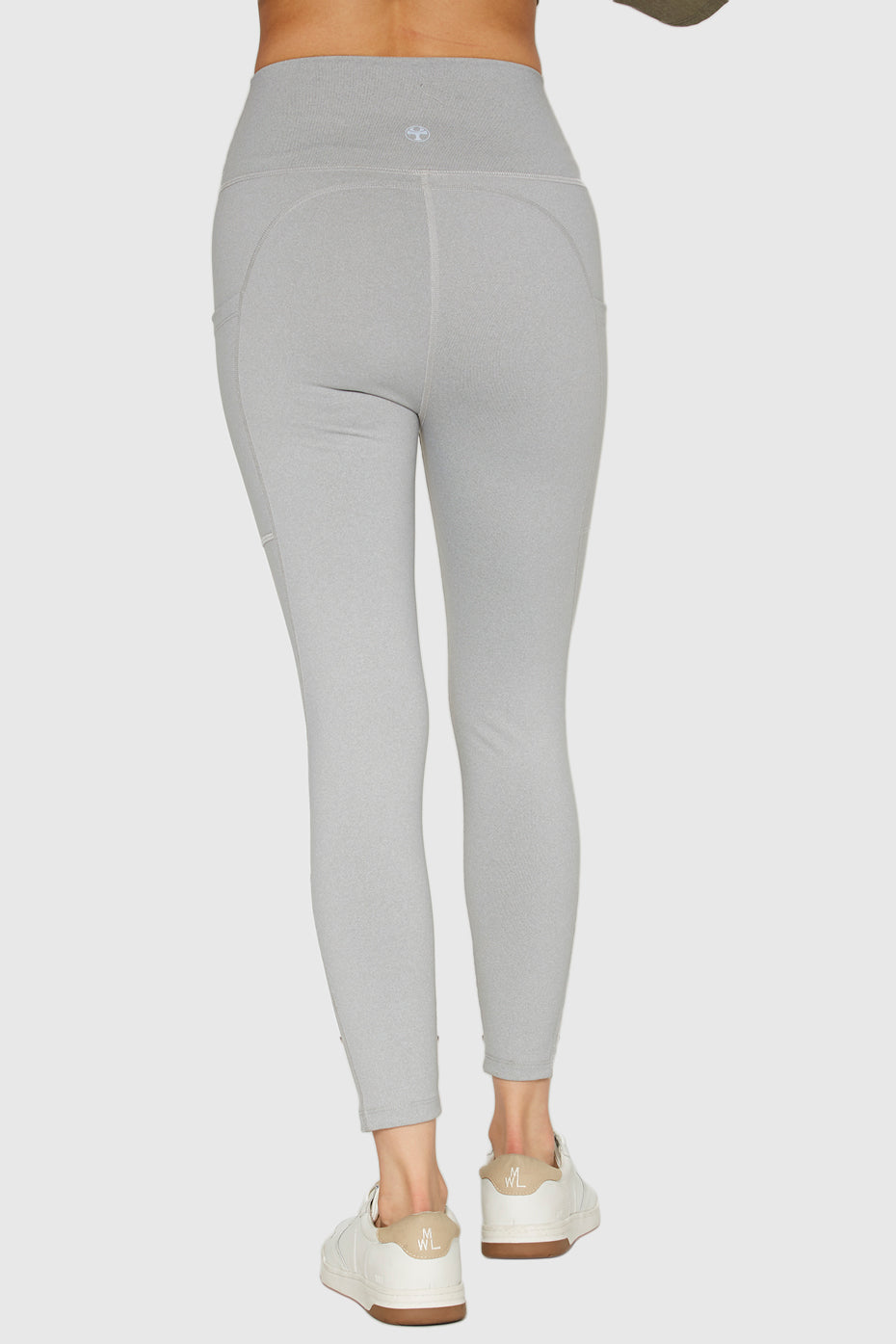 Stretch Heather Pocket Legging Made in USA