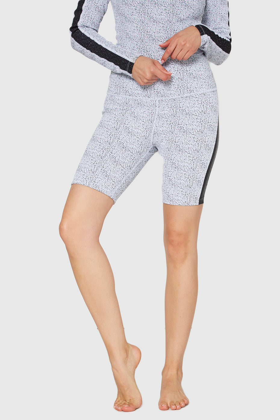 Side Stripe Biker Short Made in USA