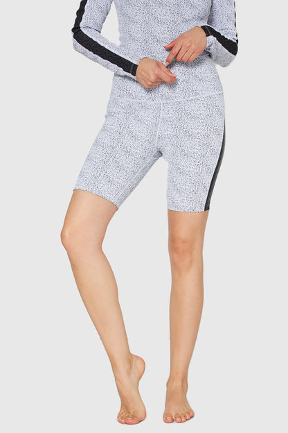 Side Stripe Biker Short Made in USA