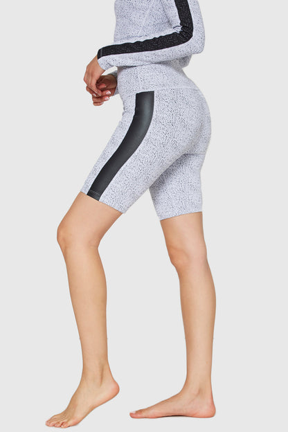 Side Stripe Biker Short Made in USA