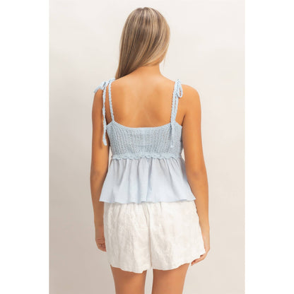 Sun + Salt Peplum Top