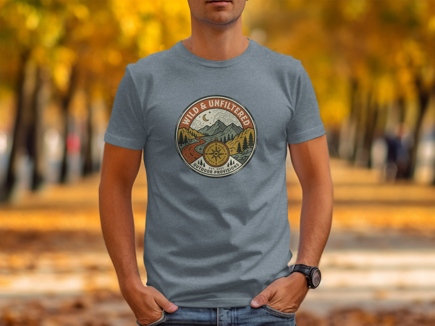 Rugged Wild & Unfiltered Explorer Wilderness Shirt