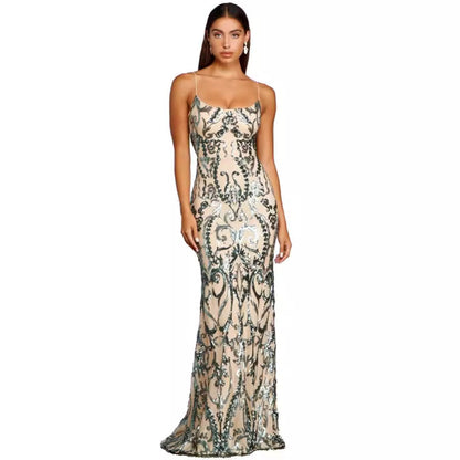 Fashion Personality Sequin Female Sequins Dress