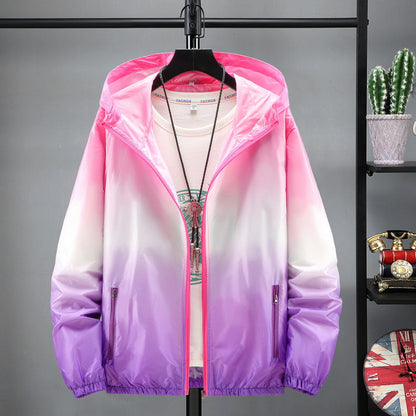 Lightweight Hooded Sun-Protective Jacket