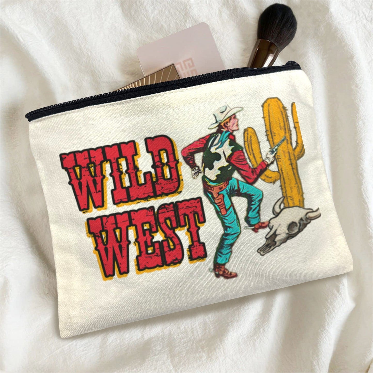 Baha Ranch Wild West Cowboy Cosmetic Bag Pack of 5 Made in America