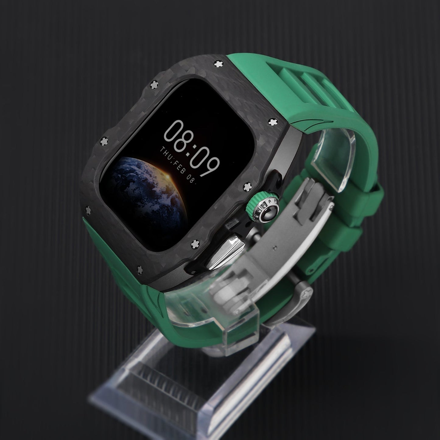 Luxury Mod Kit for Apple Watch 10/11 (42/46mm) - Silver Edition