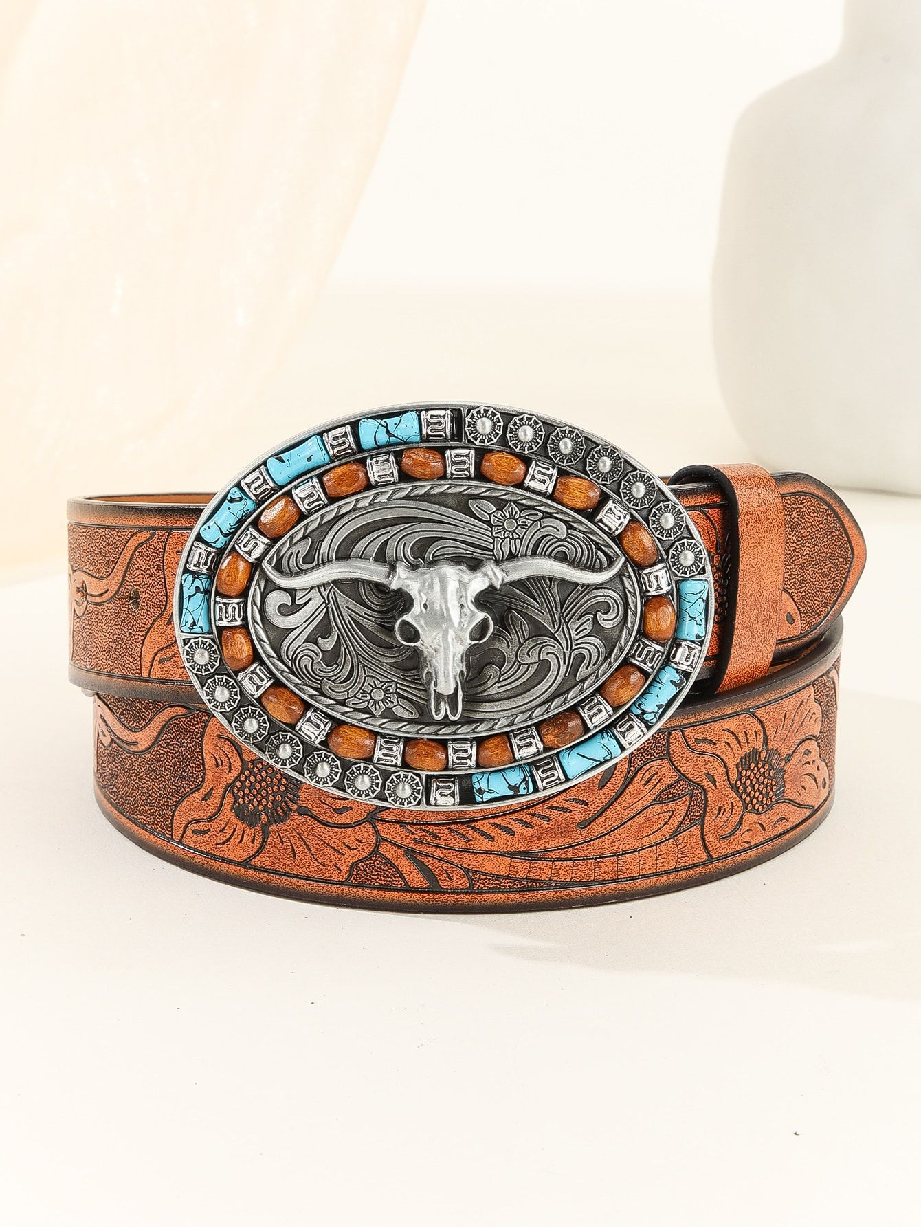 Western Denim Vintage Belt Belt European And American