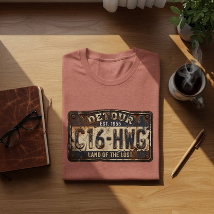 Land of the Lost Detour Plate: The Explorer's Adventure Tee