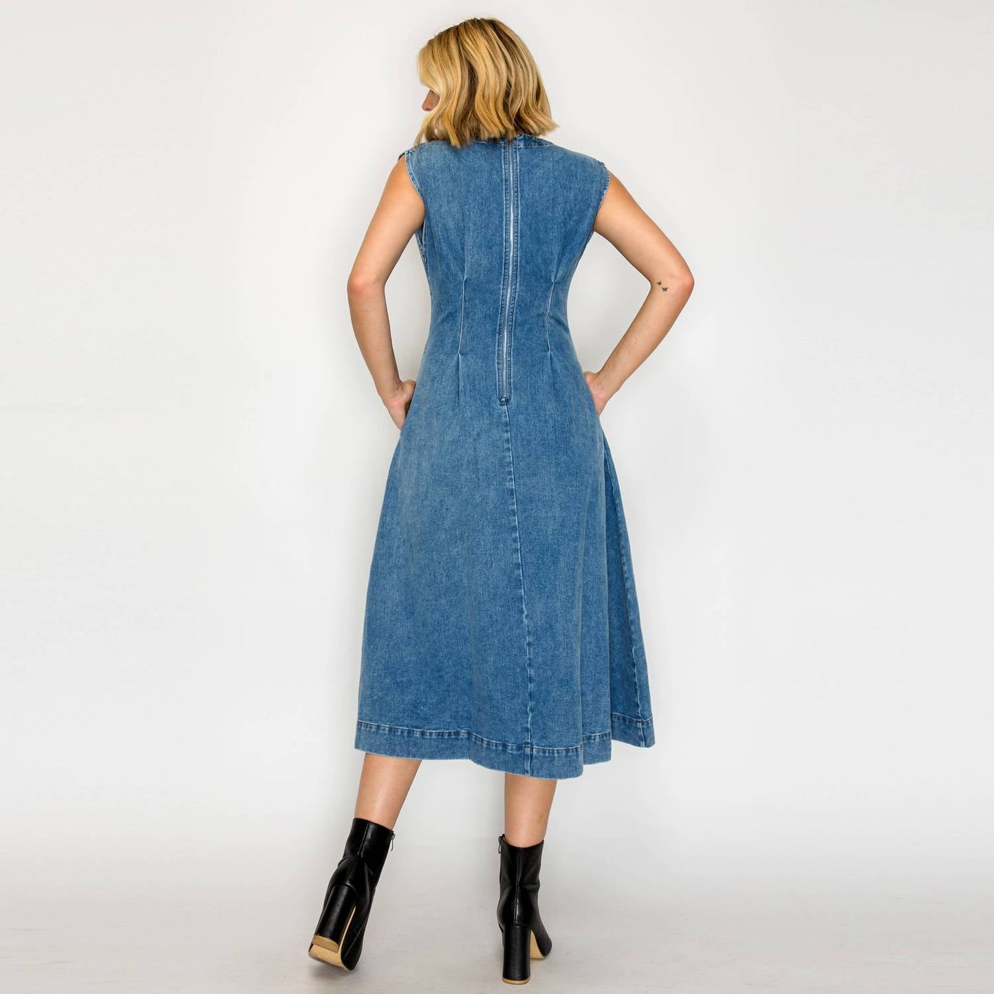 Timeless Button Down Midi Dress