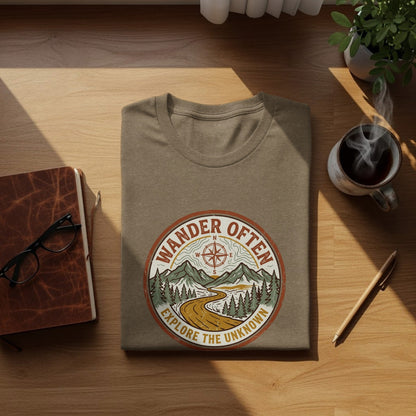 The Original Wander Often Vintage Explorer Adventure Top
